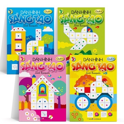 Sách - Bộ Dán Hình Sáng Tạo (Cuốn Lẻ Và Combo) - Đông A - DAB