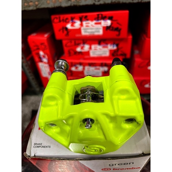 Heo Brembo Đúc 2 Pis ( Màu Xanh Lá ) ====