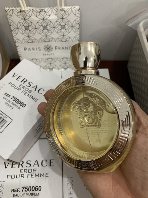 Nước hoa Versace Eros Pour Femme EDP 100ml. Tester 750060 (Hộp carton như hình)