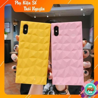 Có 11 11pro 11pro max Ốp lưng vuông họa tiết vân kim cương dành cho iPhone 11 11pro 11pro max XsMax XS X 6 6S 7 8 Plus