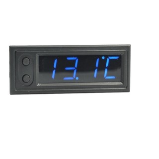 Đồng hồ nhiệt độ Mini LED màu xanh dương