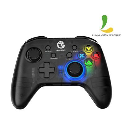 Tay cầm chơi game Gamesir T4W - T4 pro - tay cầm chơi game có dây đèn led, chế độ rung cực mạnh