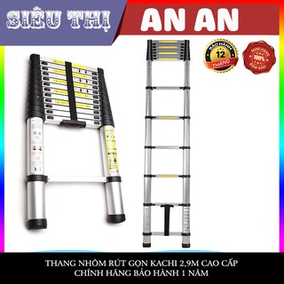 Thang nhôm rút gọn kachi 2,9m cao cấp chính hãng bảo hành 12 tháng