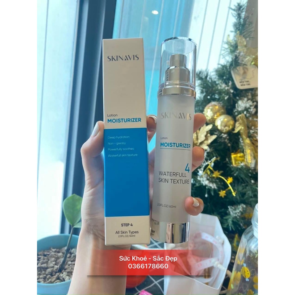 Lotion Dưỡng Ẩm Và Làm Dịu, Phục Hồi Da Skinavis Moisturizer Cho Da chai 60ml