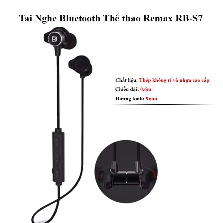 Tai nghe bluetooth thể thao Remax RB-S7 V4.1