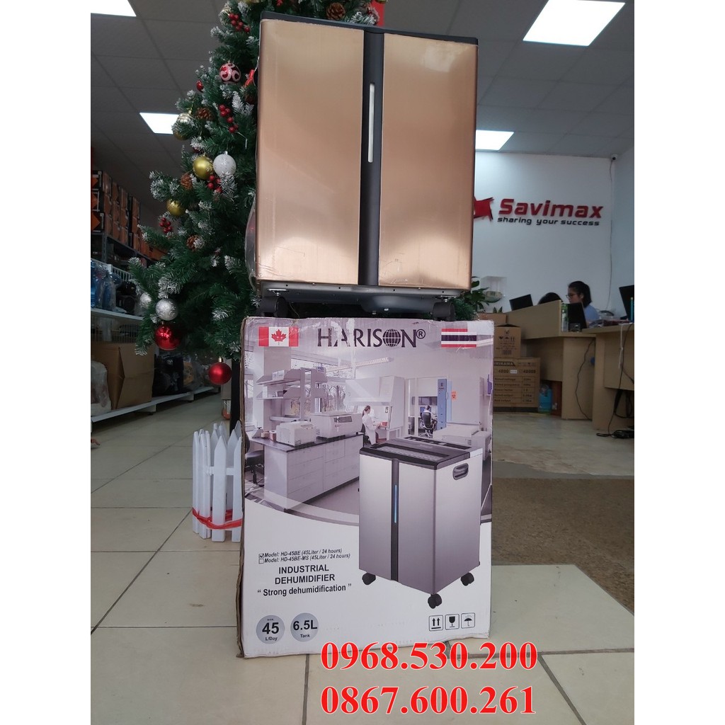 Máy hút ẩm Harison HD-45BE,máy hút ẩm công nghiệp cao cấp, có độ ồn thấp và tính thẩm mỹ cao ĐẠI HẠ GIÁ
