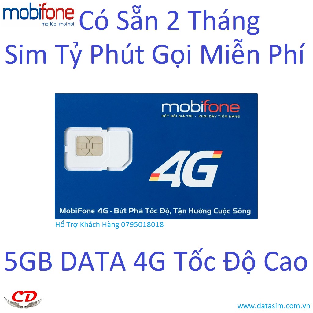 SIM TỶ PHÚT GỌI MOBIFONE 5GB