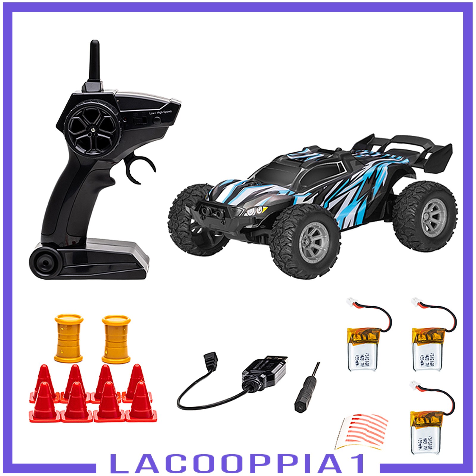 RC Xe Tải Địa Hình Điều Khiển Từ Xa Tốc Độ Cao Lacooppia1) S658 1 / 32 2.4ghz 2wd