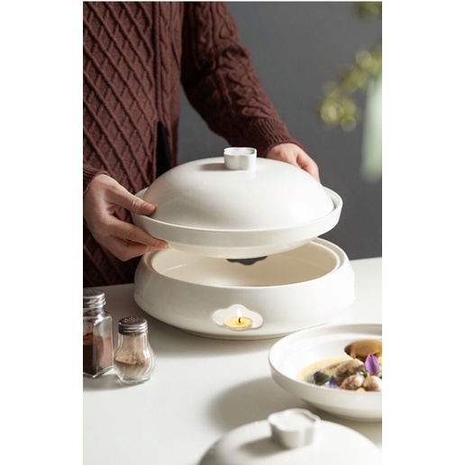 Set nồi gốm sứ hầm các món soup kiểu phương Tây cho nhà hàng, khách sạn