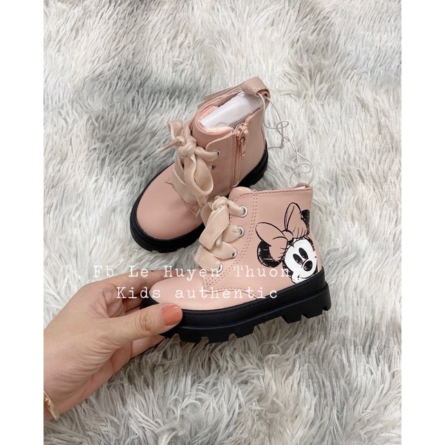 Giày bốt minie Hồng H.m Auth