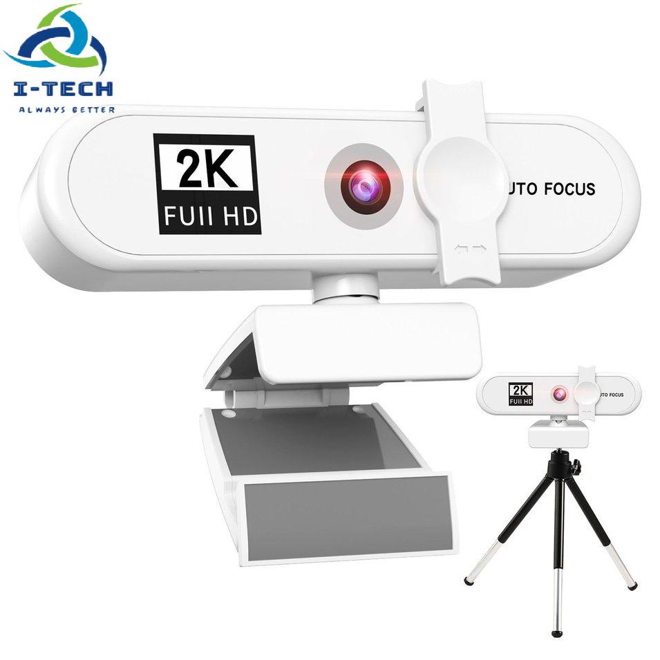 ⚡Khuyến mại⚡2K Conference PC Webcam Autofocus USB Web Camera Laptop Desktop Web Cam