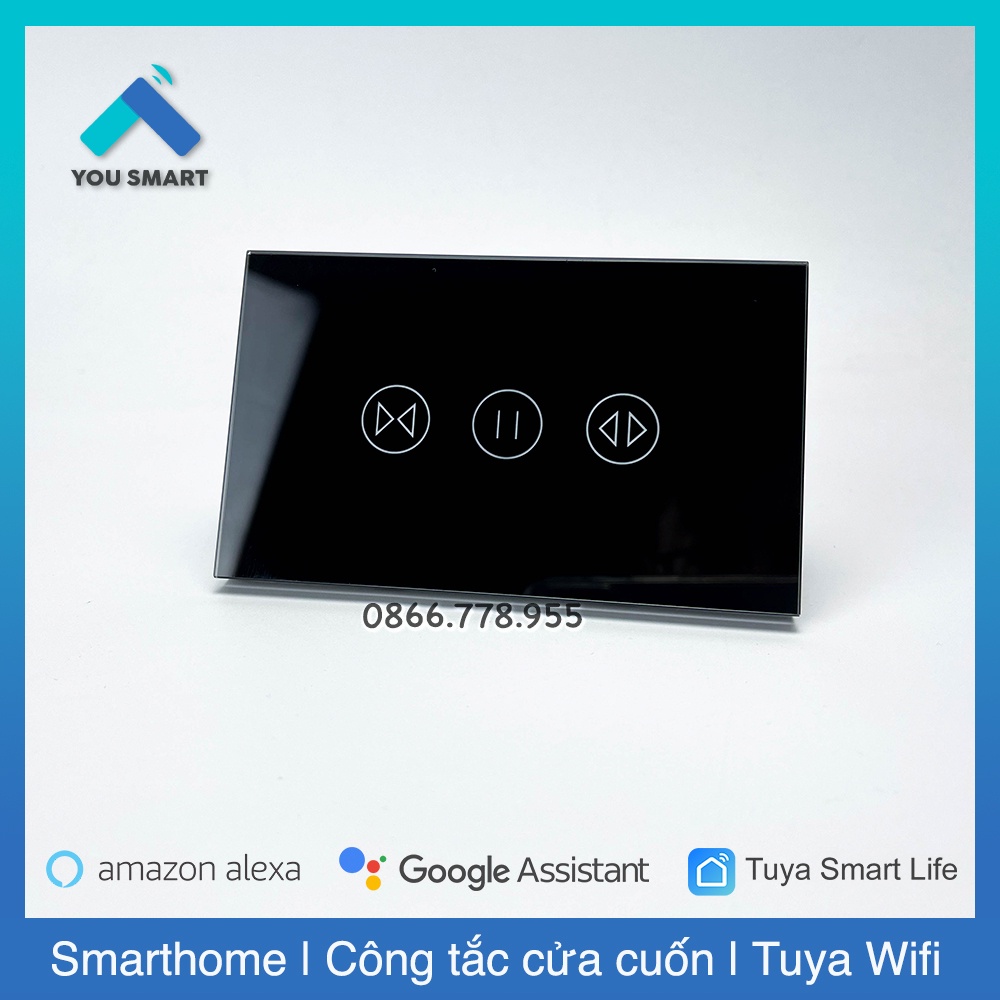 [Full Chức Năng] Công Tắc Cửa Cuốn Thông Minh Tuya Smart Life (Mẫu Mới 2023 hỗ trợ Bluetooth)