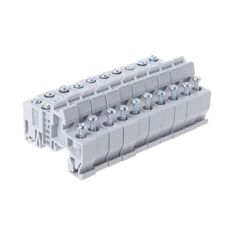 Set 10 Khối Đấu Nối Dây Điện EUK / EUK2 Din Cố Định Chống Cháy Chuyên Dụng