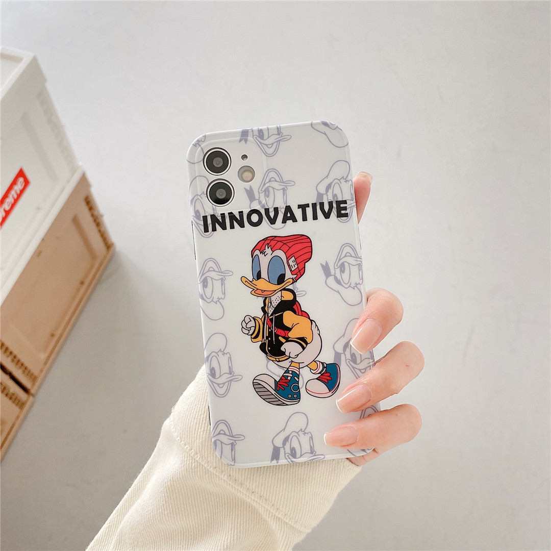 Ốp Lưng Nhựa Mềm In Hình Vịt Donald Dễ Thương Cho Iphone12 Mini 11 Pro Max 7 / 8plus Se2020 X / Xs Xr Xsmax | BigBuy360 - bigbuy360.vn