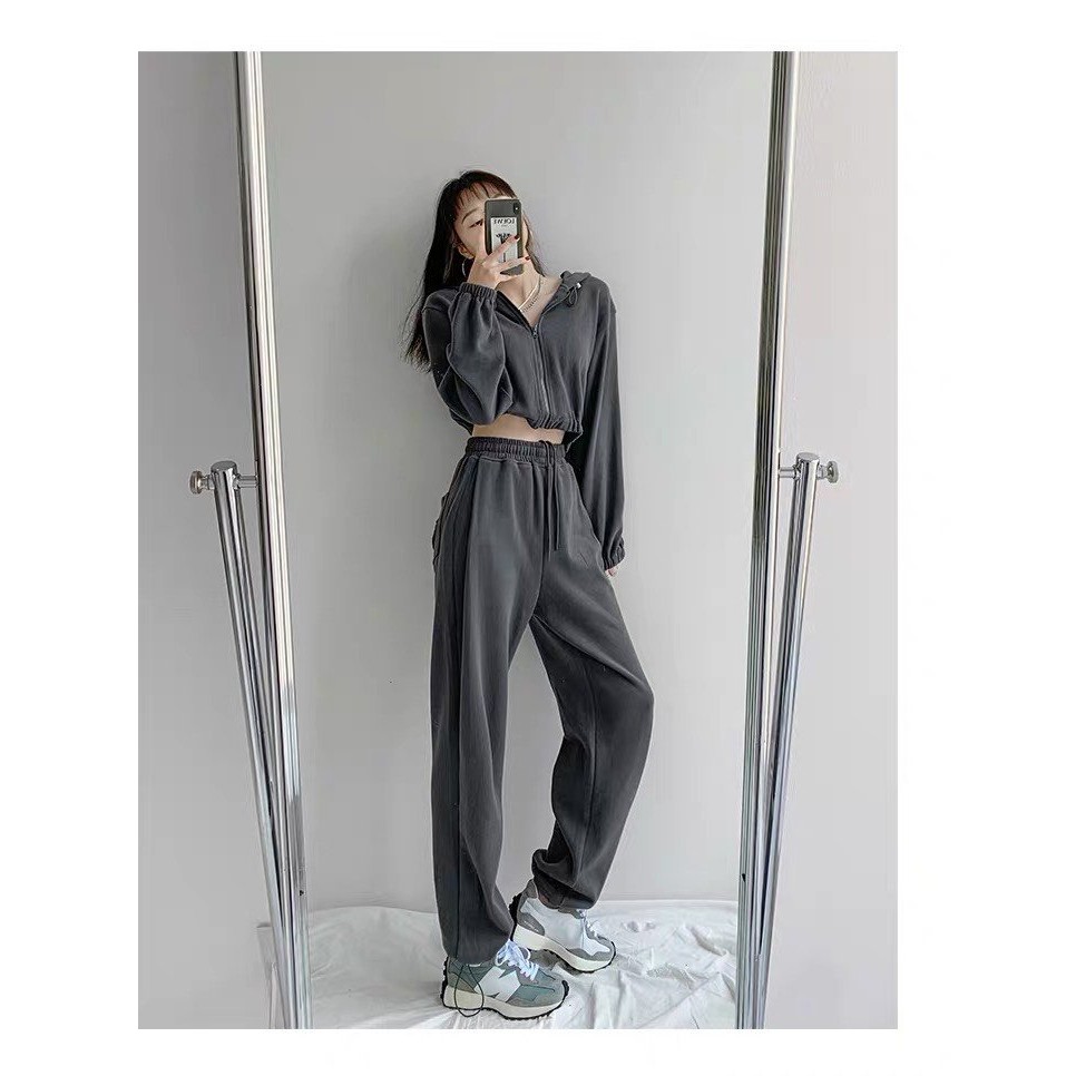 Quần Dài JOGGER HEART Phối Dây Rút Form Rộng Dáng Suông Ulzzang | BigBuy360 - bigbuy360.vn
