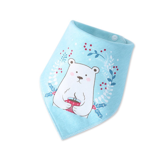 Yếm tam giác cotton mềm mại dành cho bé
