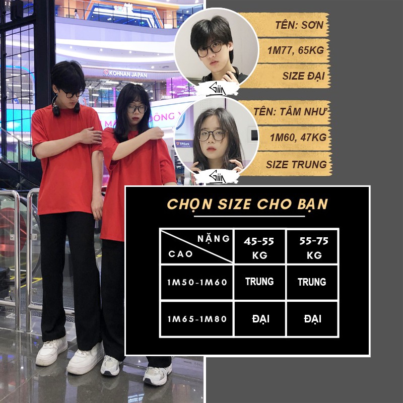 Áo thun tay lỡ nam nữ form rộng, áo phông trơn unisex chất cotton thoáng mát thương hiệu  TS001