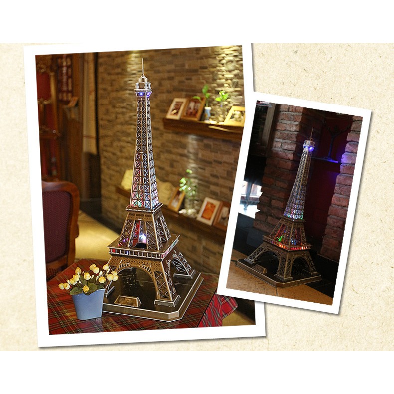 Mô hình giấy 3D CubicFun - Tháp Eiffel - Pháp