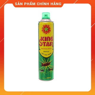 Bình xịt côn trùng King Star Hương Chanh chai 600ml