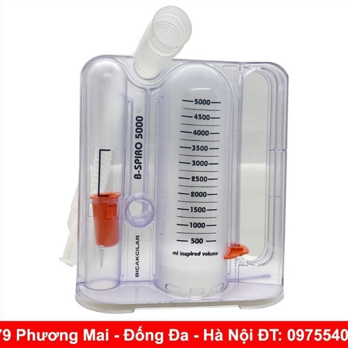 Dụng cụ tập thở _ phế dung kế