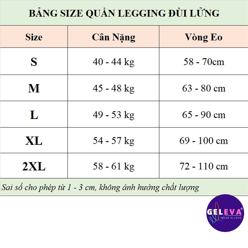 Quần legging đùi lửng ngố nữ vải thun cotton co dãn ôm bó, Quần tregging short cộc nữ ngắn trên gối Geleva GE661