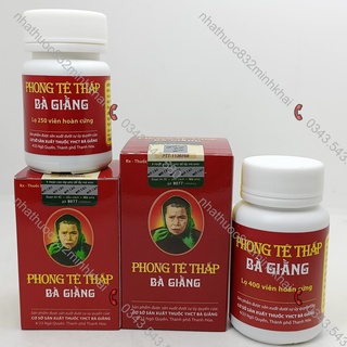 Phong Te Thap Bà Giằng - Đau lưng, đau vai gáy, dây thần kinh tọa, đau liên sườn