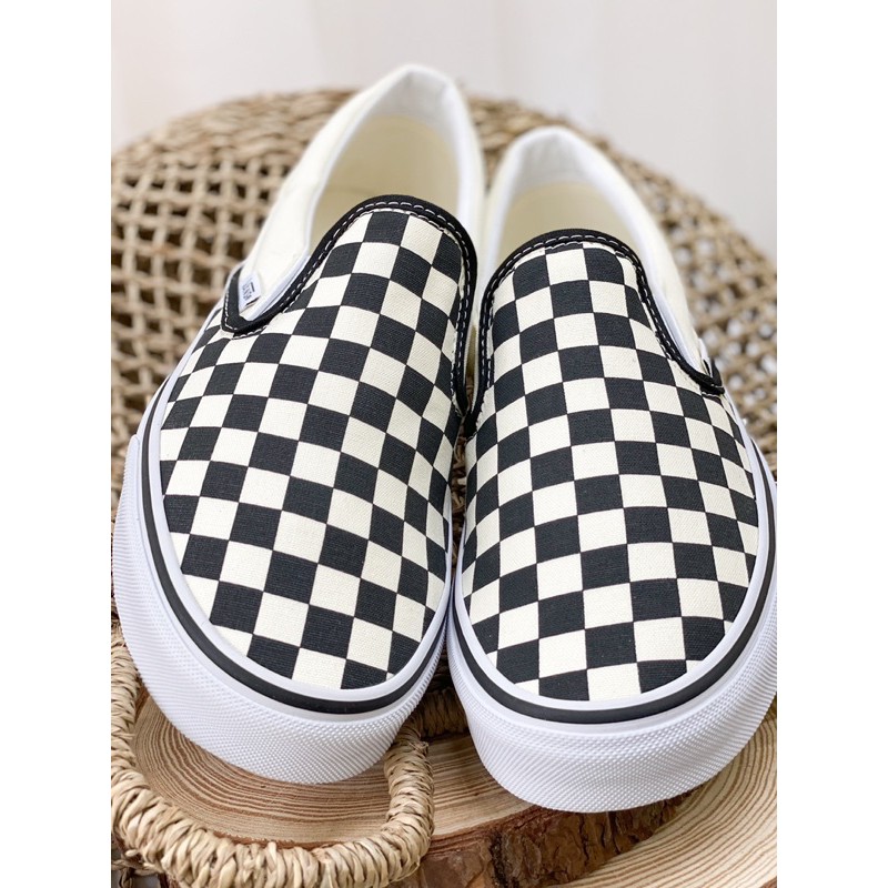 Vans caro slip on, giày vans caro nam nữ CHÍNH HÃNG cao cấp Full box