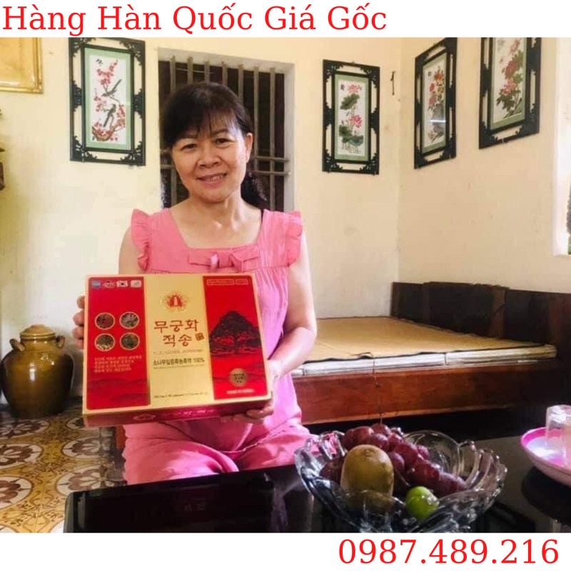[chính hãng] TINH DẦU THÔNG ĐỎ MUGUNGHWA JEOKSONG CHÍNH PHỦ HÀN QUỐC HỘP 180 VIÊN