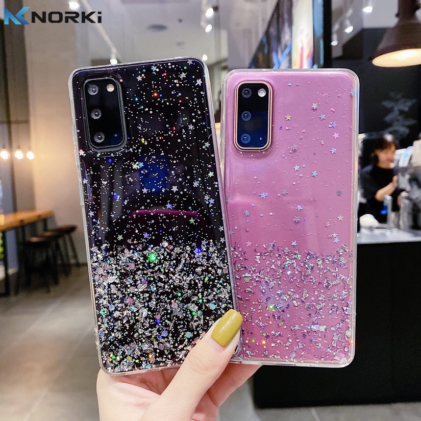 Ốp điện thoại silicon đính kim tuyến cho OPPO A71 A74 A95 A92 A52 A93 A94 Reno 5F A95 F1S F5 F7