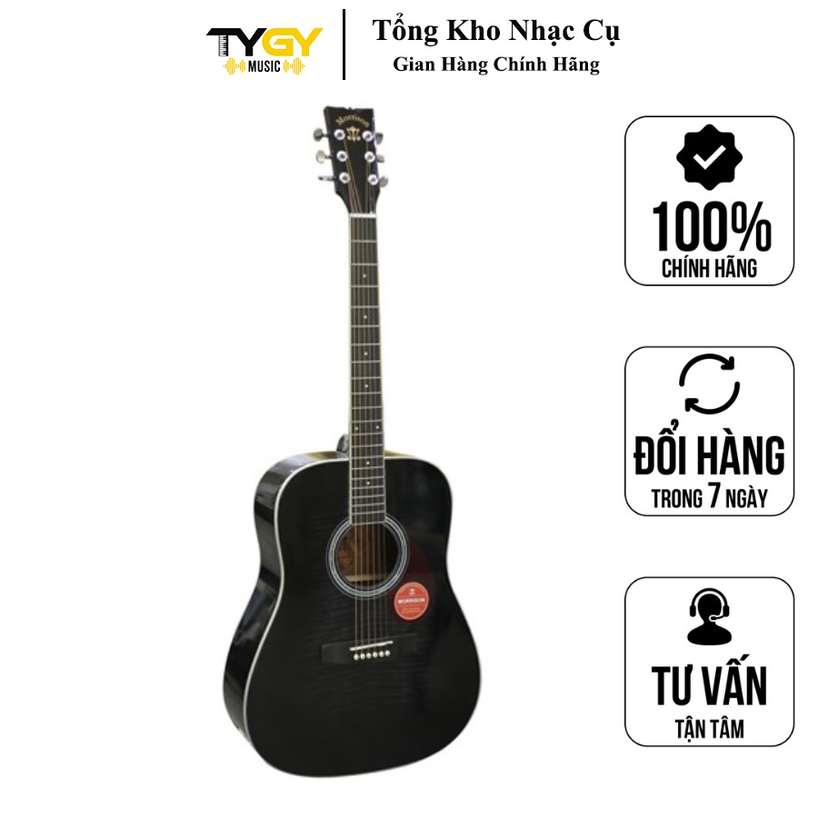 Đàn Guitar Acoustic Morrison 405BK- Tặng Kèm Bao Đàn ,Capo,Pick