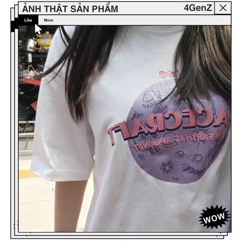 Áo thun unisex tay lỡ form rộng 2021, Áo phông nữ đẹp màu trắng, đen chất cotton xịn thời trang Quảng Châu Order | BigBuy360 - bigbuy360.vn