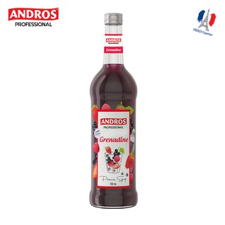 Andros - syrup lựu - nguyên liệu pha chế - 700 ml