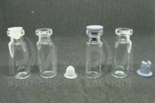 Combo 100 lọ thuỷ tinh 3ml cao ( có nắp )