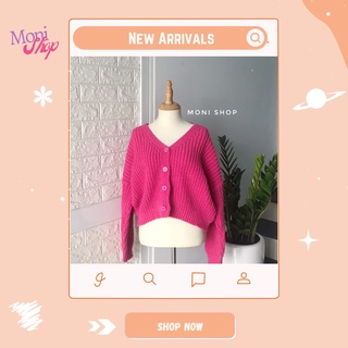 Áo len cardigan hồng Quảng Châu