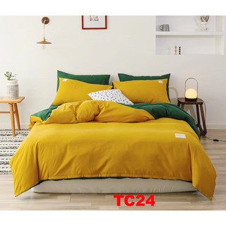 Bộ chăn ga gối cotton Tici TC24 set 4 món hàng nhập khẩu cao cấp