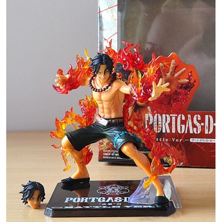 [VIDEO ẢNH THẬT] Mô hình nhân vật Ace Hỏa Quyền đảo hải tặc Có 2 Đầu Thay Thế