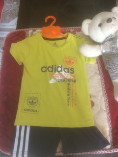 Bộ adidas bé trai ( ảnh thật)