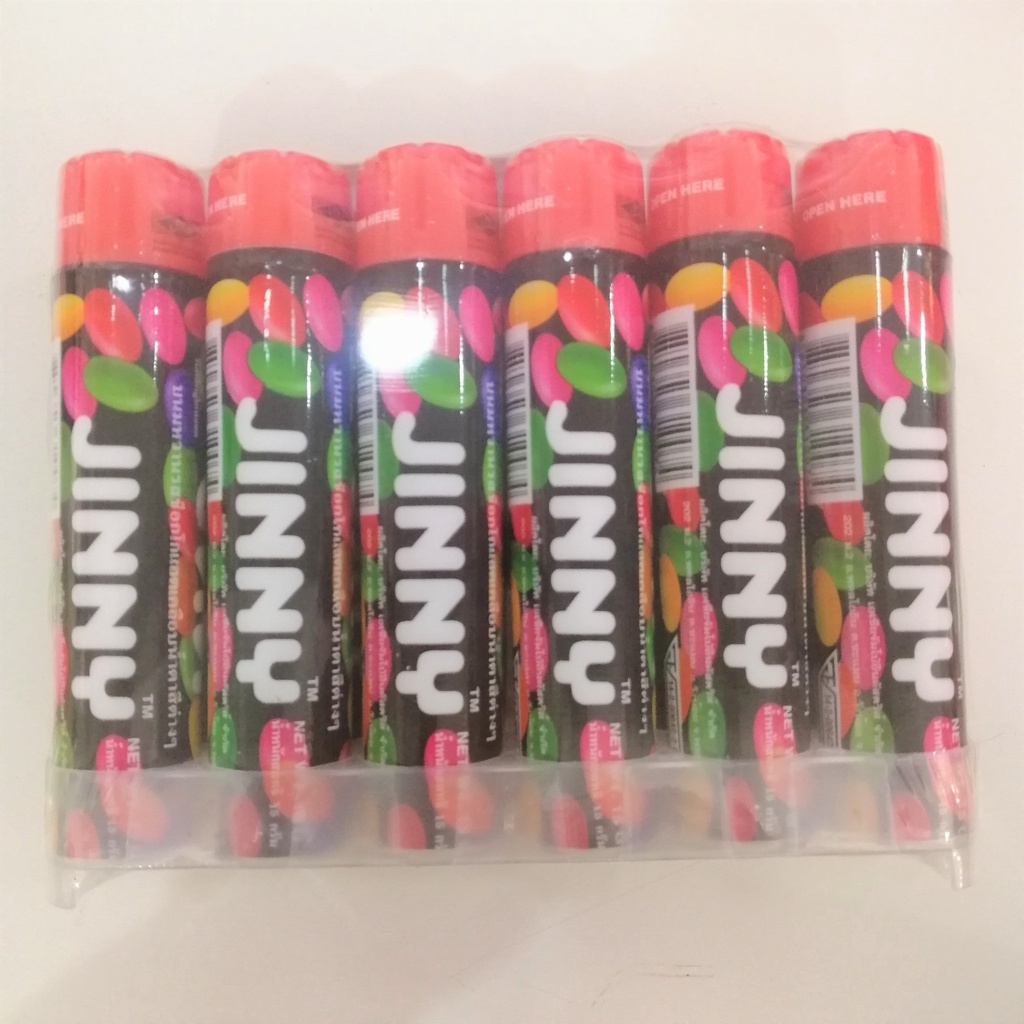 Kẹo Sôcôla Nhiều Màu Jinny Tube Thái Lan (Lốc 12 ống)