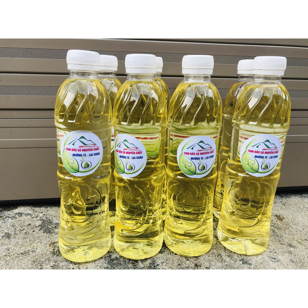 Tinh Dầu Sả Nguyên Chất [330-500ml] Thơm, Khử Mùi, Đuổi Côn Trùng - Tinh Dầu Xả Mường Tè, Lai Châu