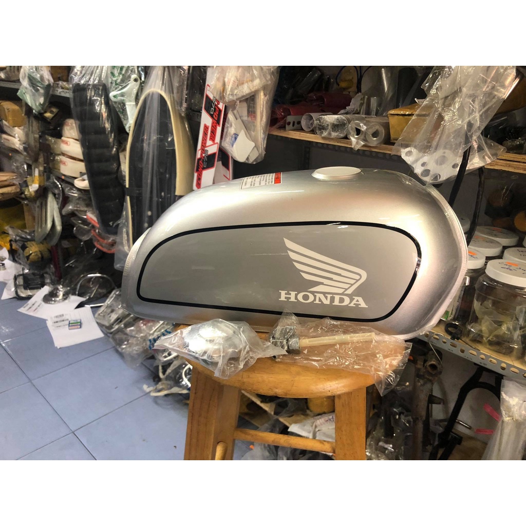 Bình xăng lớn cho CDs sơn bạc- tem dán Cds