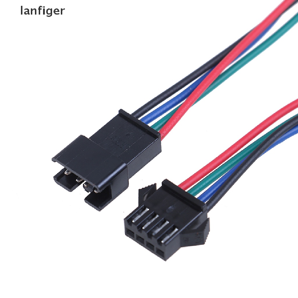 5 Cặp Đầu Nối Dây Đèn LED 20cm SM 2Pin 3Pin 4Pin