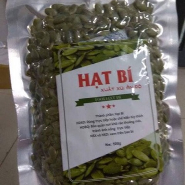 Nhân bí Ấn Độ non GMO 500g