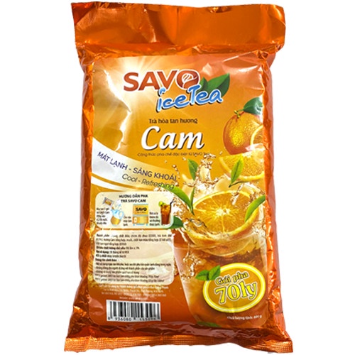 Trà Cam Hòa Tan SAVO  bổ sung Vitamin C