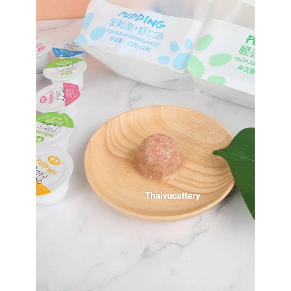 Thạch pudding sữa dê dạng liếm cho mèo -1 chiếc cho mèo con mèo lớn mèo kén ăn-Thaivucattery