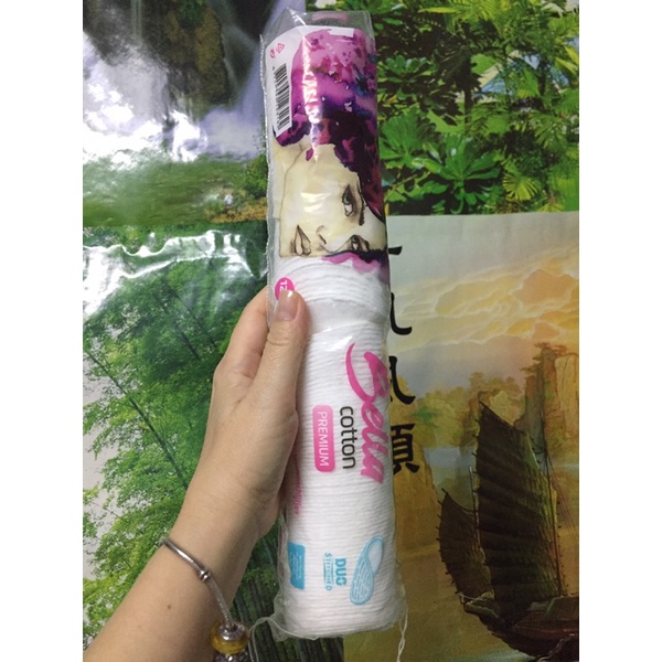 BÔNG TẨY TRANG BELLA 120 miếng