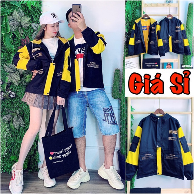 🌈𝐆𝐈𝐀́ 𝐗𝐔̛𝐎̛̉𝐍𝐆💢004 Áo Khoác Kaki - Đen Vàng 2 Lớp Cao Cấp (Bomber Jacket)