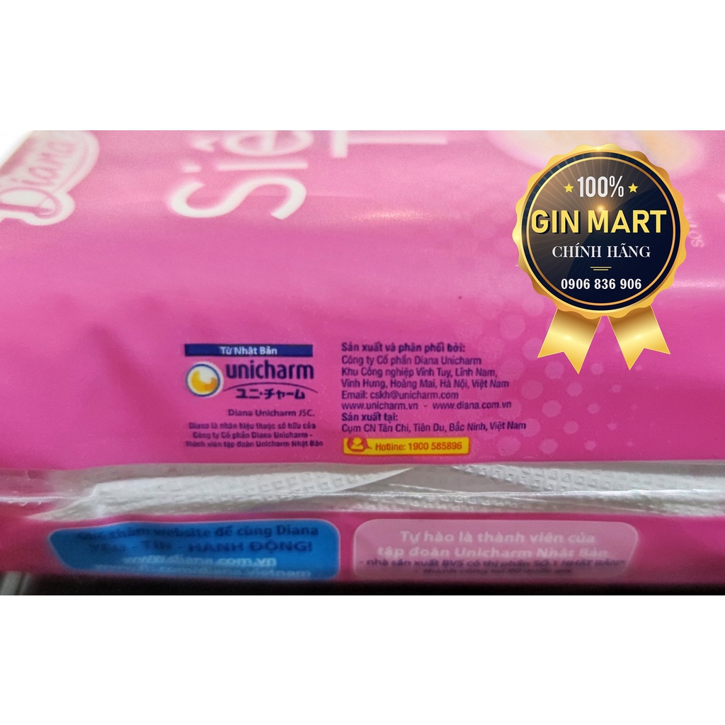 Băng vệ sinh Diana Siêu Thấm 4Teen 23cm gói 08 miếng
