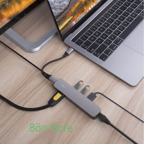 CỔNG CHUYỂN HYPERDRIVE 4K HDMI 6-IN-1 USB-C HUB [ Freeship ] FOR MACBOOK & USB-C DEVICES