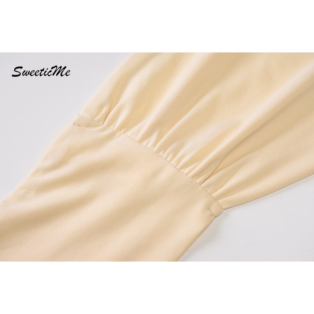 Áo sơ mi Sweeticme hai dây thiết kế quyến rũ mới dành cho nữ