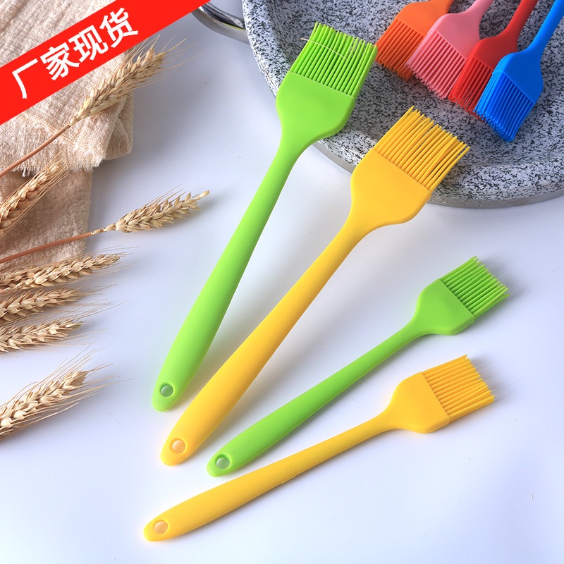 Chổi phết dầu silicon size to dài 26cm, Cọ Silicon Quét Dầu, Ướp Gia Vị - Chổi Silicone Phết Bơ Làm Bánh (Loại Cán Đúc L